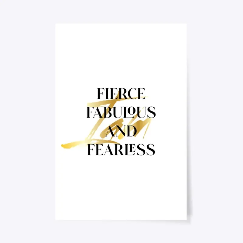 Fierce Fab Home Collection - Gold