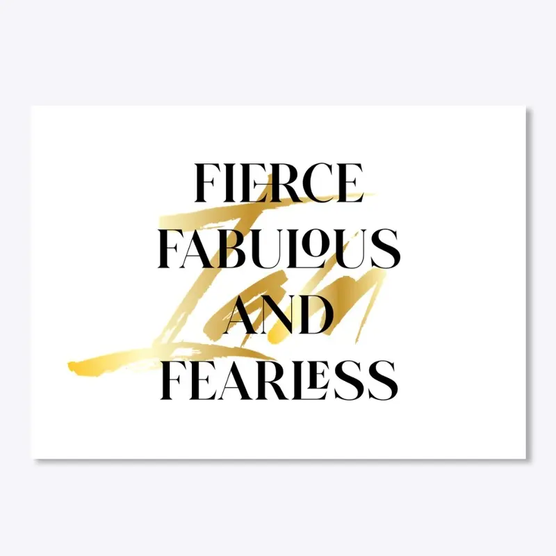 Fierce Fab Home Collection - Gold