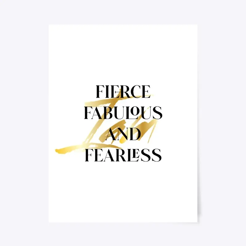 Fierce Fab Home Collection - Gold