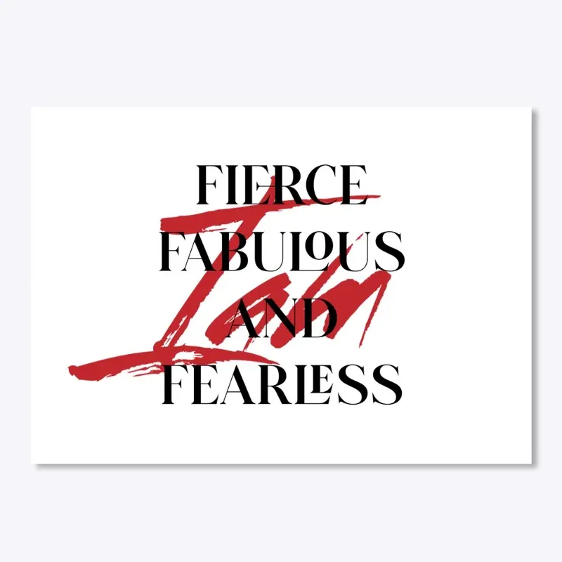 Fierce Fab Home Collection - Red