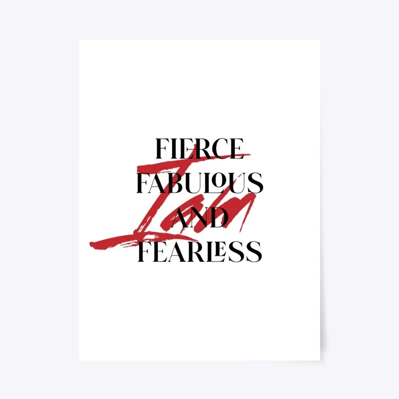 Fierce Fab Home Collection - Red